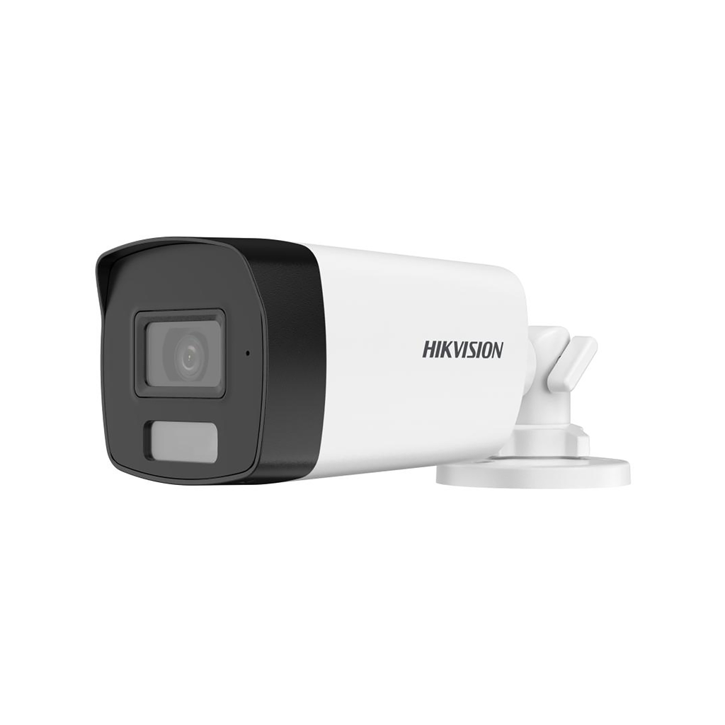 [DS-2CE17K0T-LFS2.8MM] Hikvision 3K 5MP Smart Hybrid Light Audio Fixed Bullet Analogue Camera