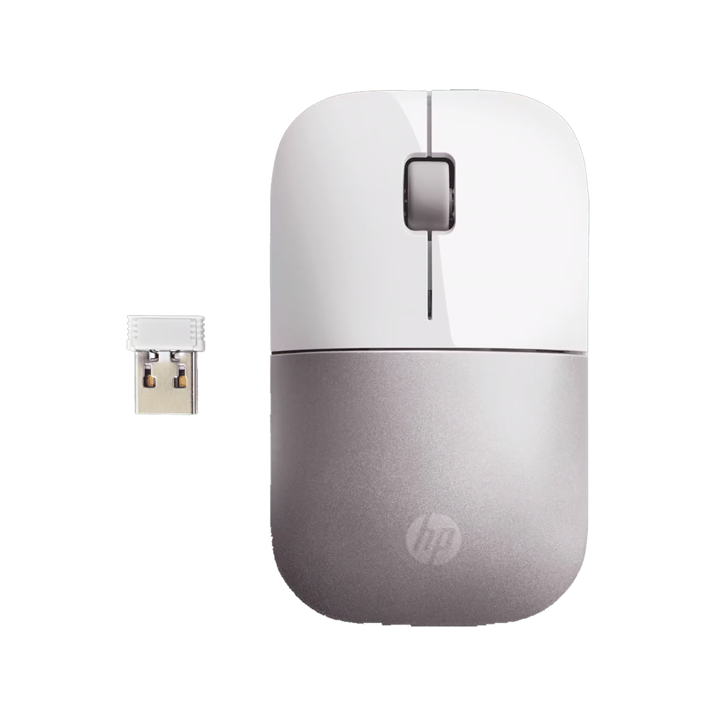 [4VY82AA] HP Z3700 Dual Wireless White Pink Mouse
